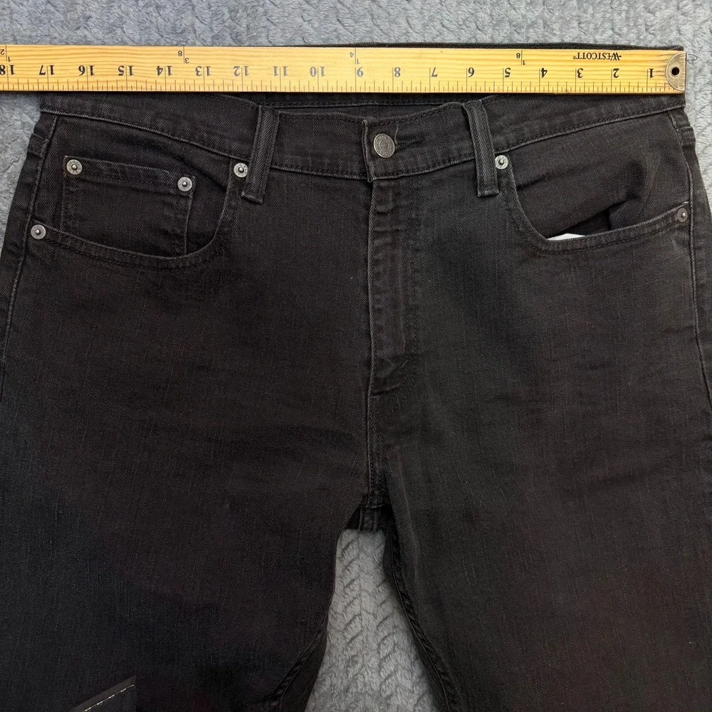 Levi's 559 Jeans Men Relaxed Straight Black 34x31 Cotton‎ Stretch Denim Casual